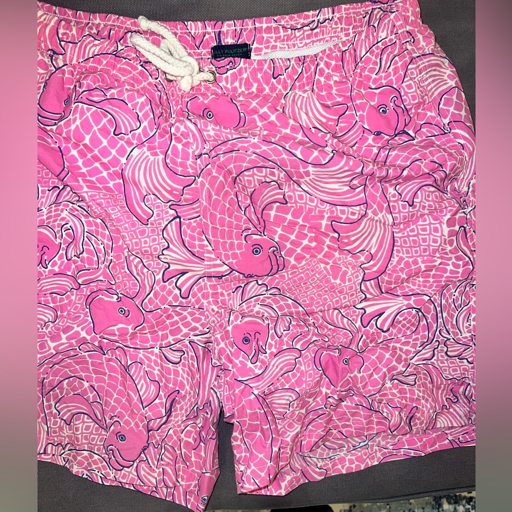 Men’s Vintage Lily Pulitzer Via Palm Beach Swim Trunks